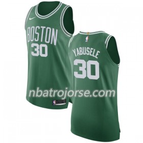 Män Boston Celtics Tröja Guerschon Yabusele 30 Nike 2017-18 Grön Swingman